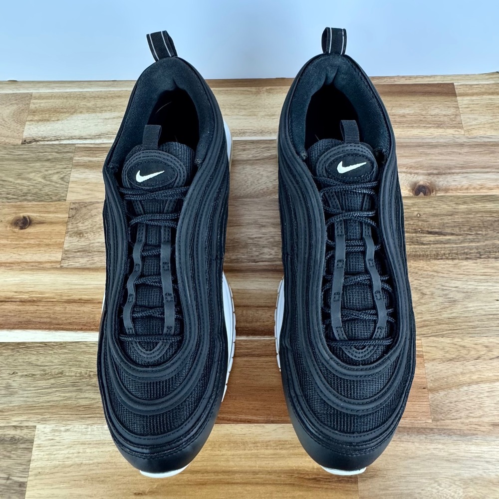 Nike Air Max 97 Black with White Accents - Picture 2 of 9